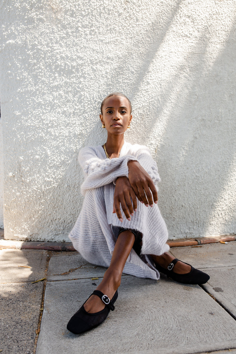 Lola Longline Cardigan Lilac – Australian Knitwear | THRD Label – Thrdlabel