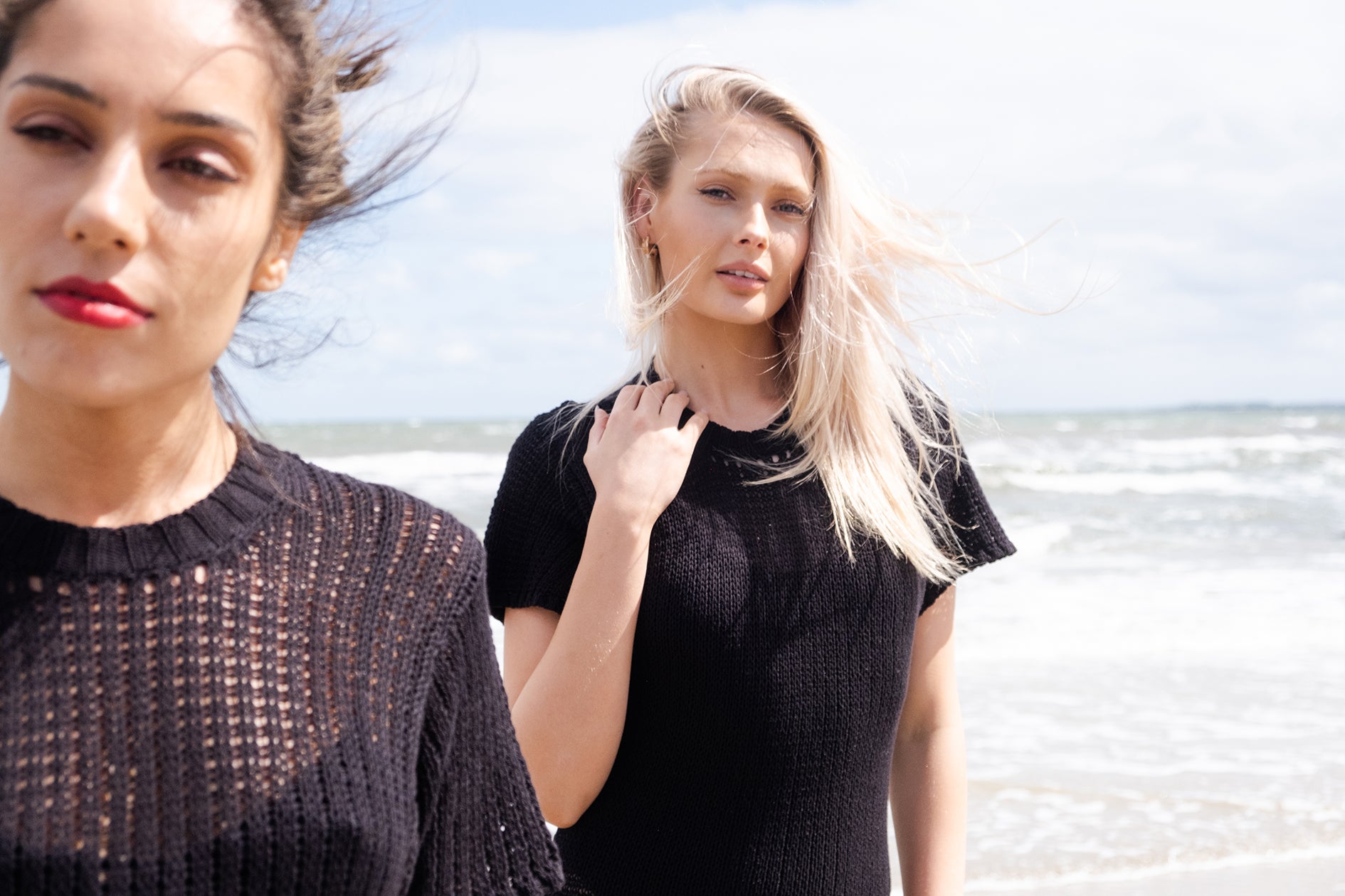 Short Sleeve Crochet Dress - Black Thrdlabel Short Sleeve Crochet Dress - Black Thrdlabel